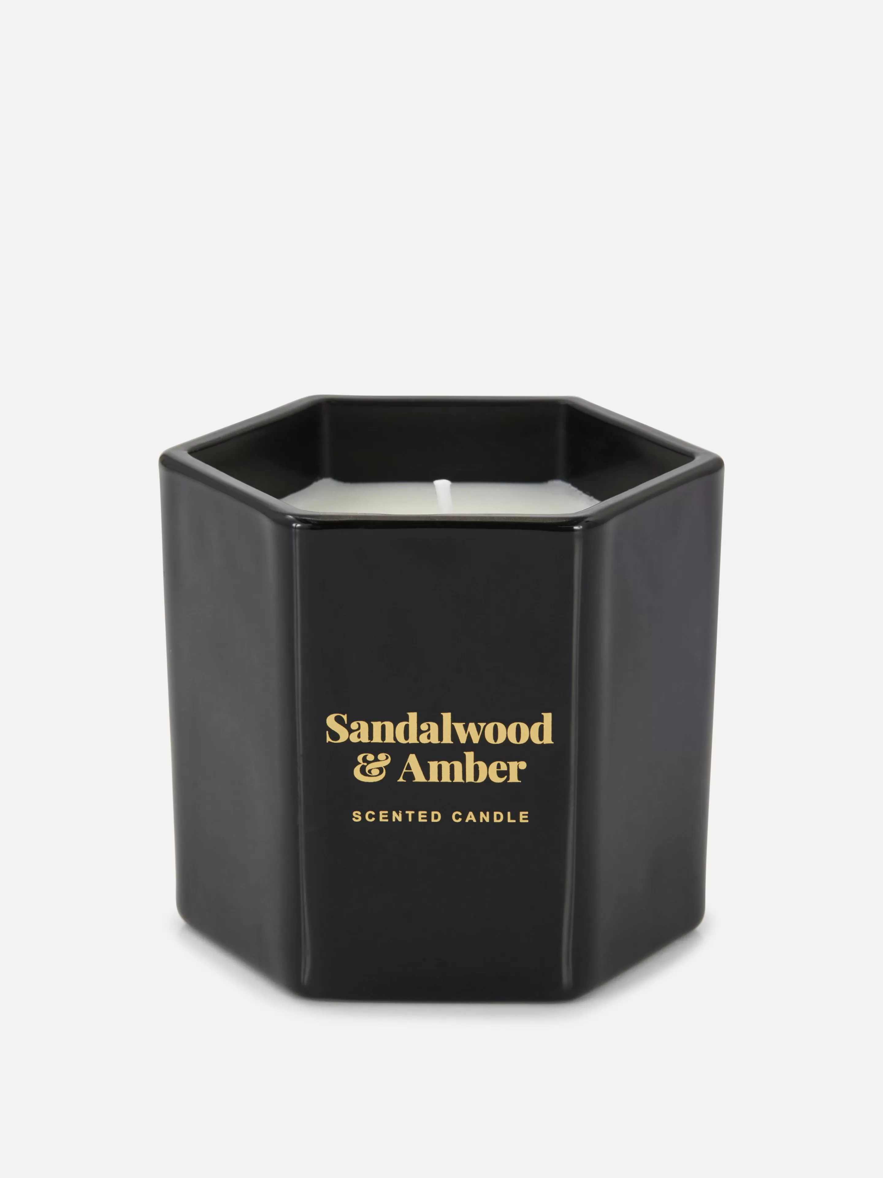 Fragrância Para Casa*Primark Vela Votiva Com Aroma Hexagonal Preto