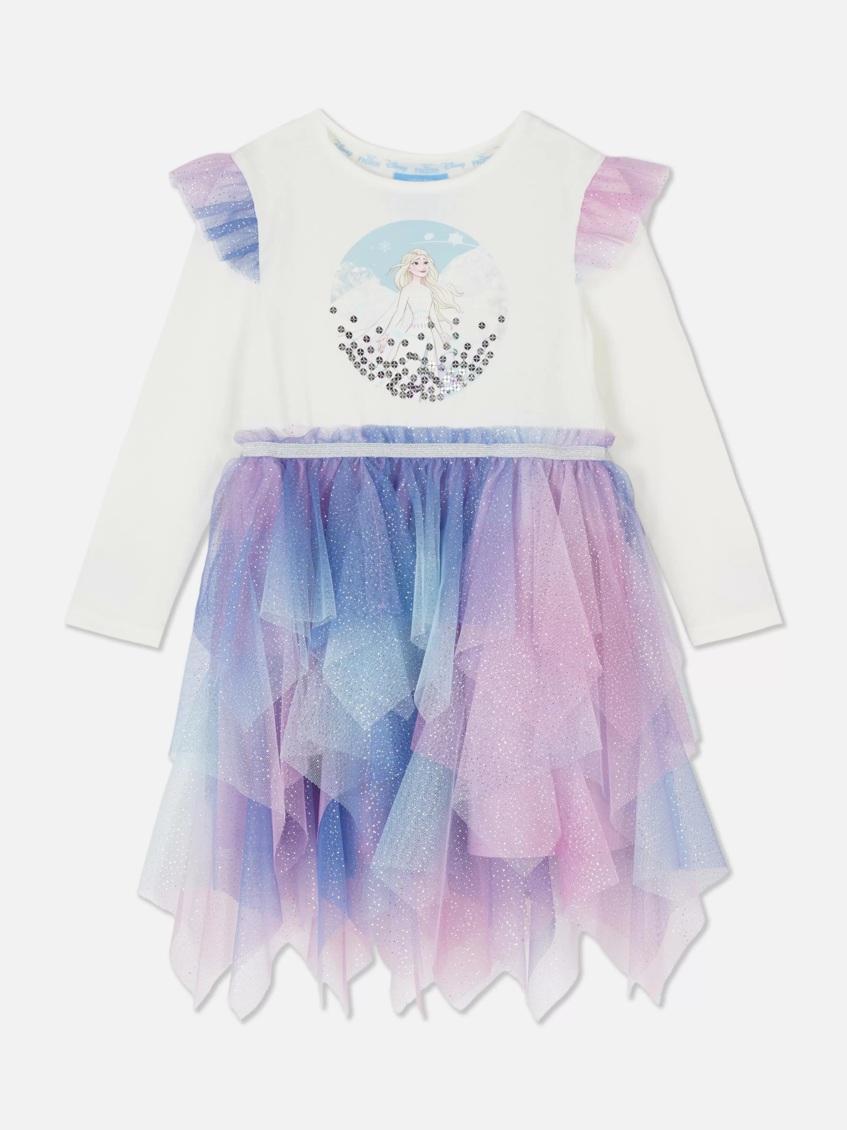 Vestidos*Primark Vestido Saia Tule Disney Frozen Multicolor