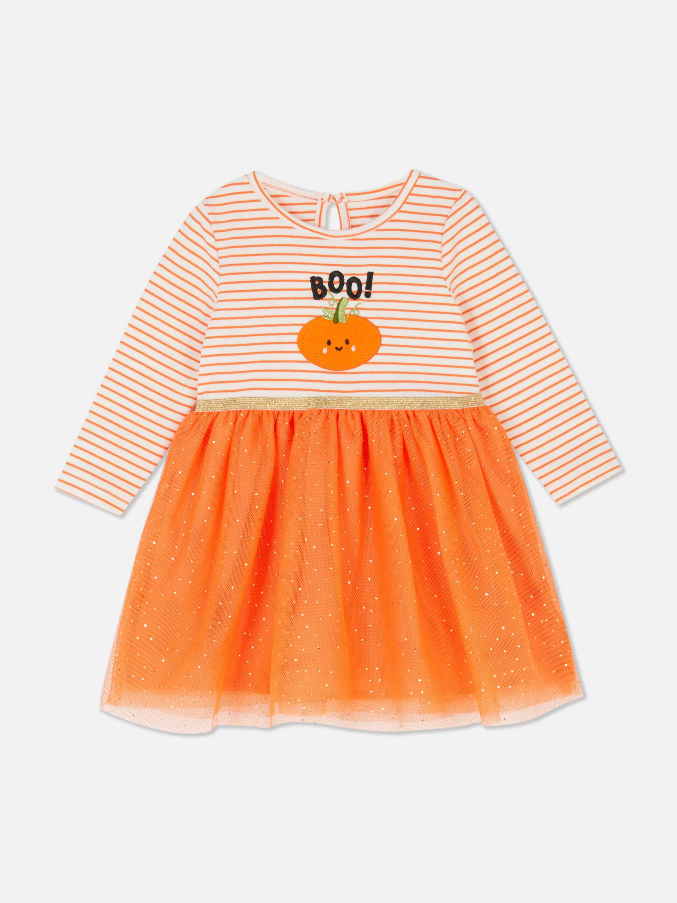 Vestidos E Saias*Primark Vestido Tutu Abóbora Halloween Cor de laranja