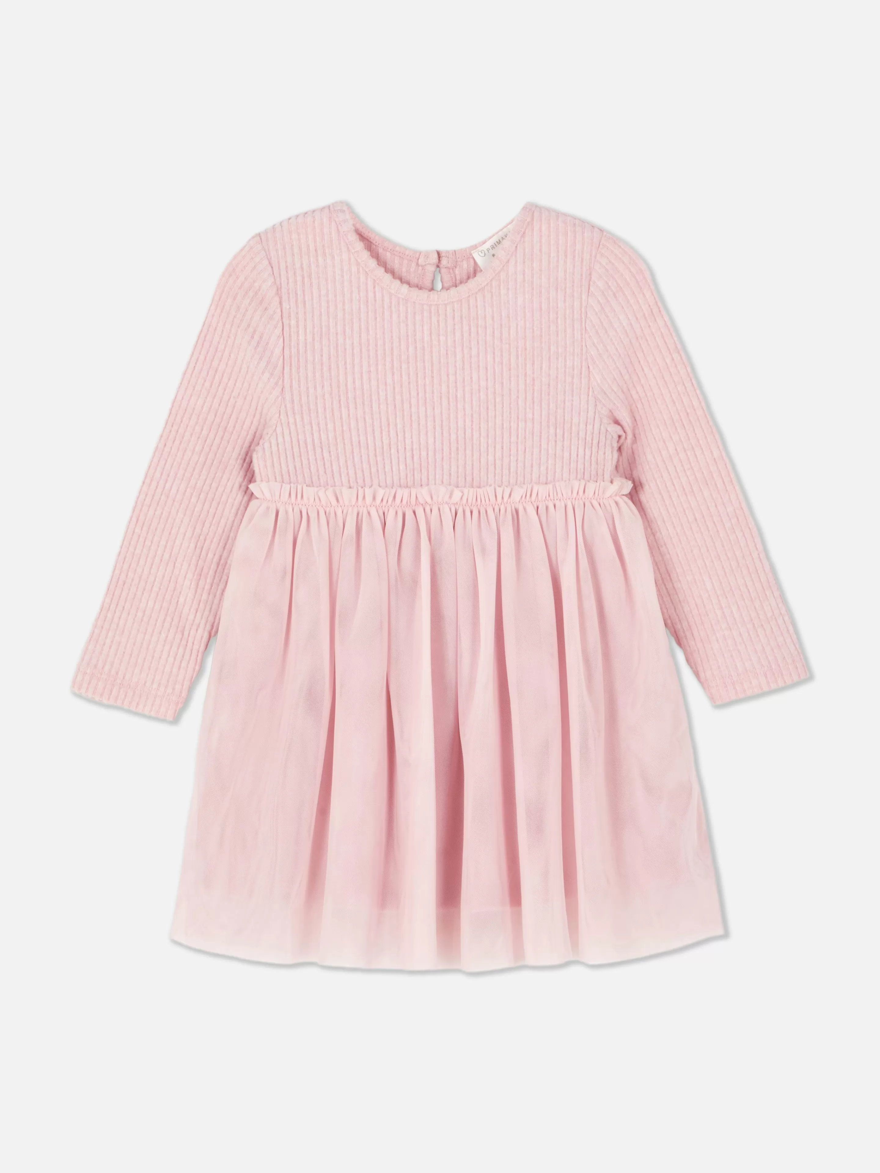 Vestidos E Saias*Primark Vestido Tutu Canelado Cor-de-rosa